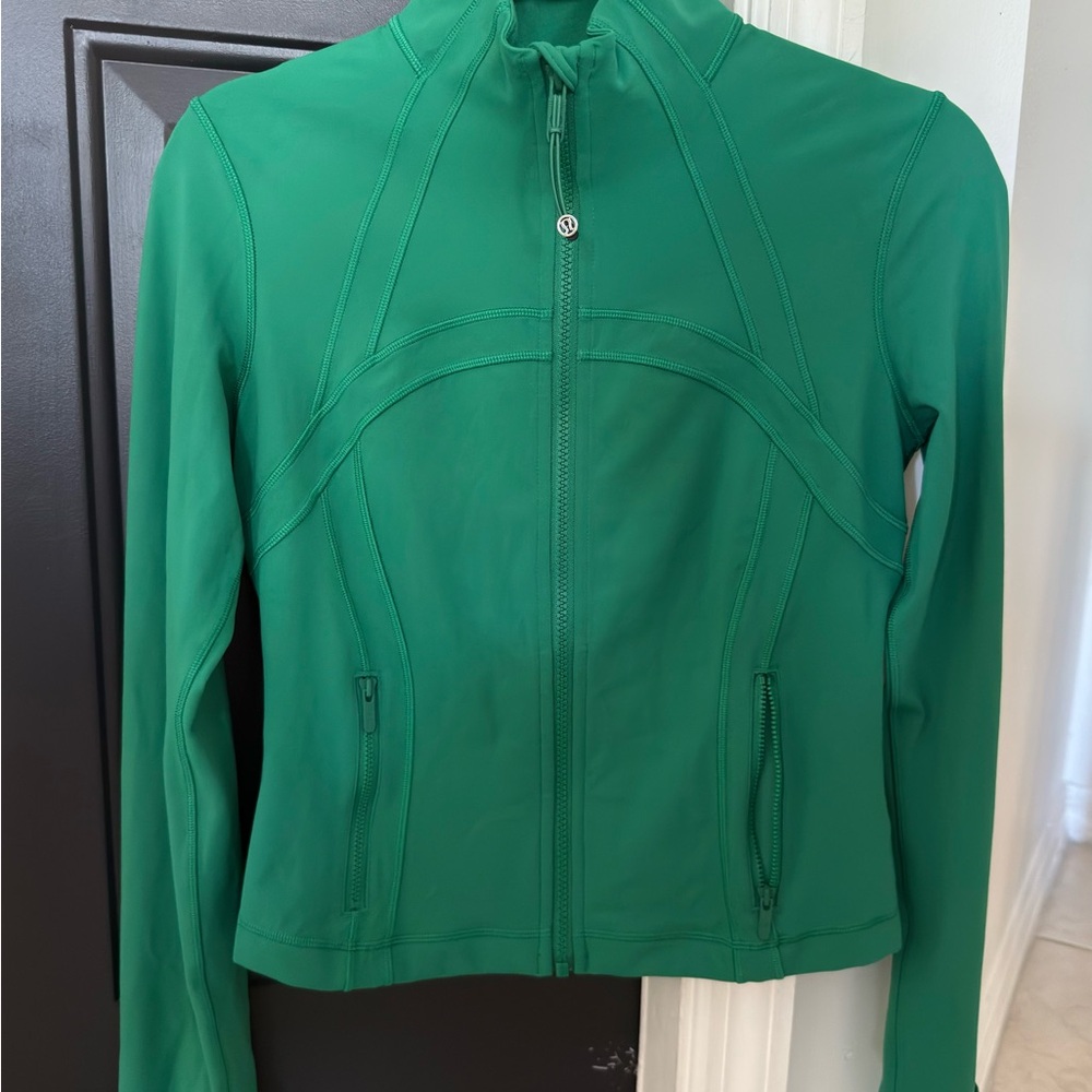 Define Cropped Jacket Nulu Raceway Green